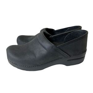 Dansko Professional Black Oiled Clogs